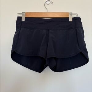Lululemon run speed shorts size 4 2.5 inch inseam